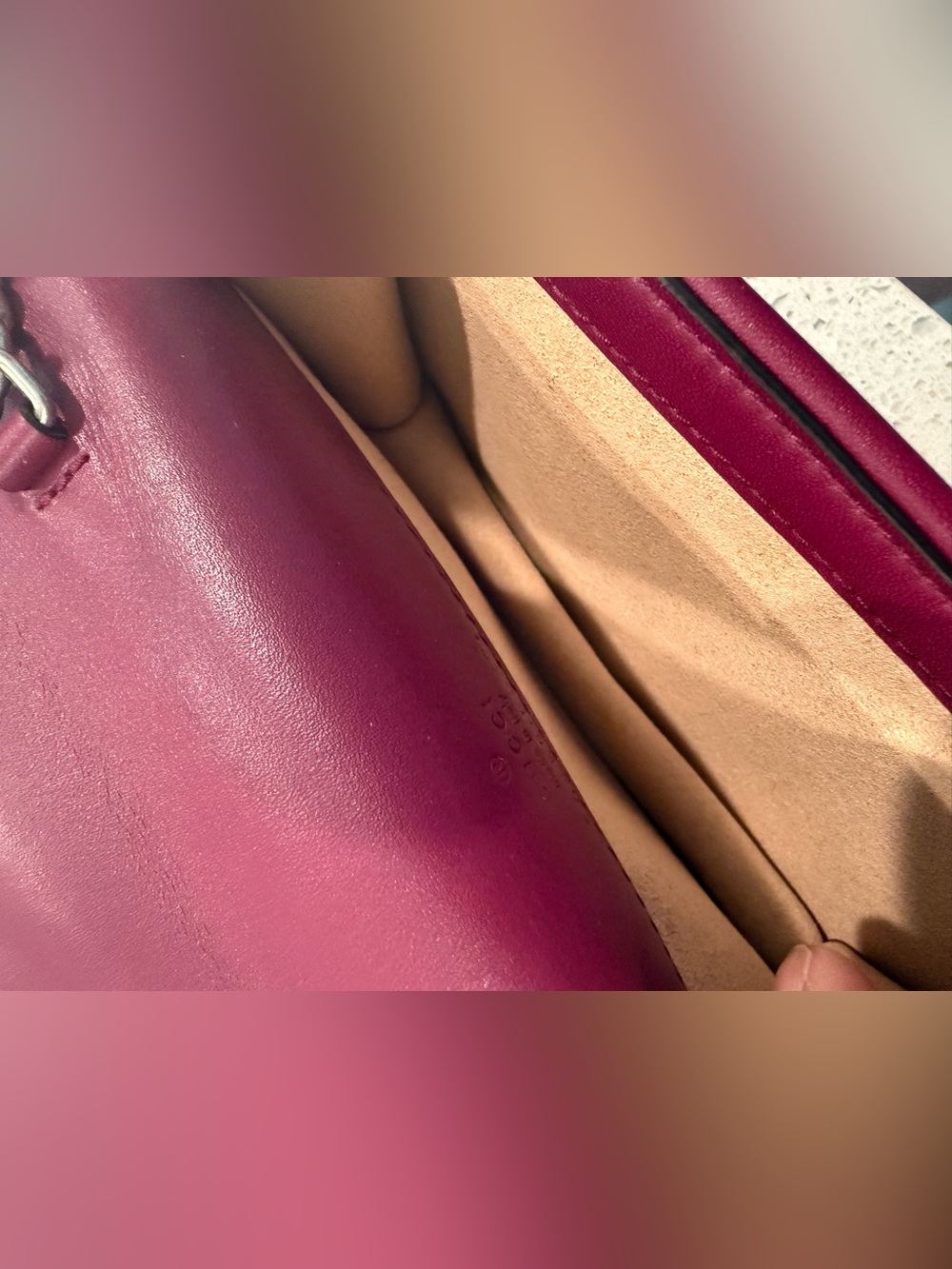 Gucci Dionysus Super Mini Purple Fuschia Velvet Bag - Picture 12 of 12